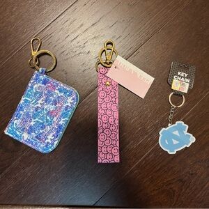Colorful Keychain and Card Holder Set